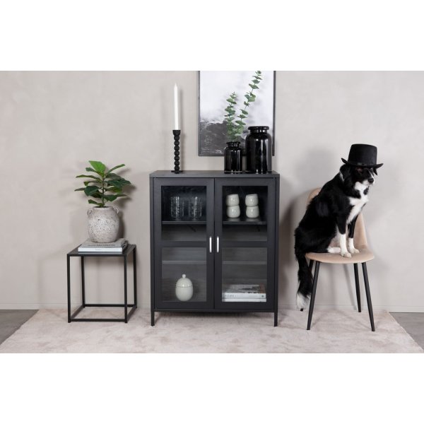 Armoire basse Torpa - Noir Armoire basse Torpa - Noir