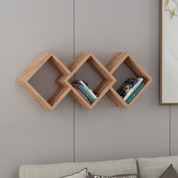 Glaxy vägghylla - Furu Glaxy vägghylla - Furu