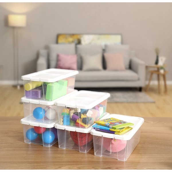 Boîte de rangement Leander 35x20 cm 12-pack - Transparent Boîte de rangement Leander 35x20 cm 12-pack - Transparent