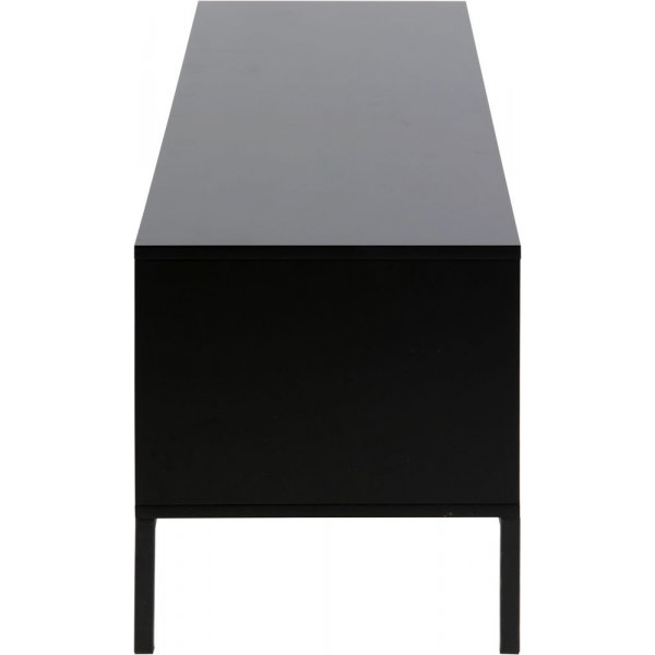 Seaford TV-bnk 140 cm - Svart/ek