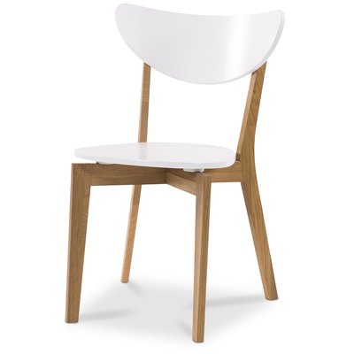 Nordic stol - Vit/Ek
