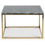 Accent soffbord 75 - Grn marmor / Blank mssing