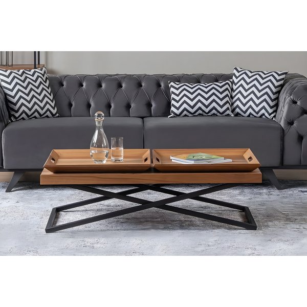 Towly salontafel - Walnoot Towly salontafel - Walnoot