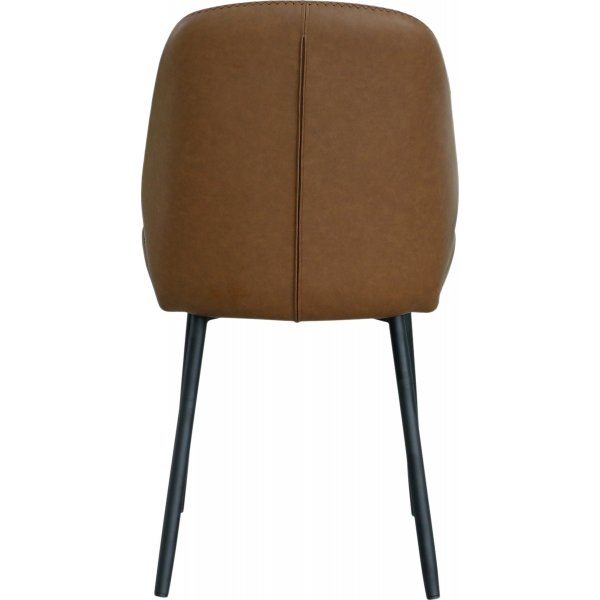 Chaise de salle  manger Monte Carlo Marron PU