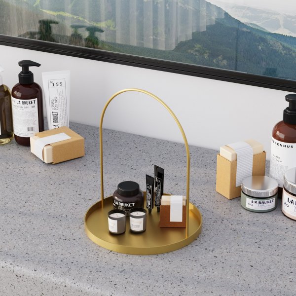 Plat de décoration Kos - Or Plat de décoration Kos - Or