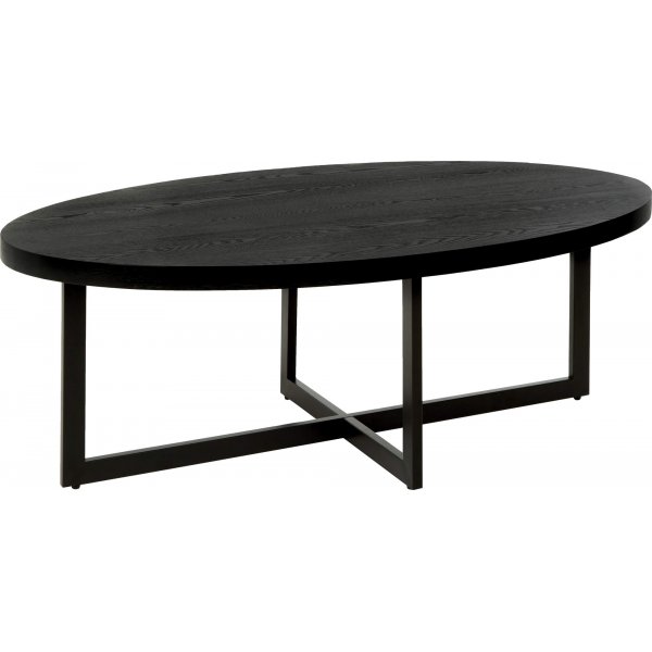 Table basse Lumis 130 x 80 cm - Noir