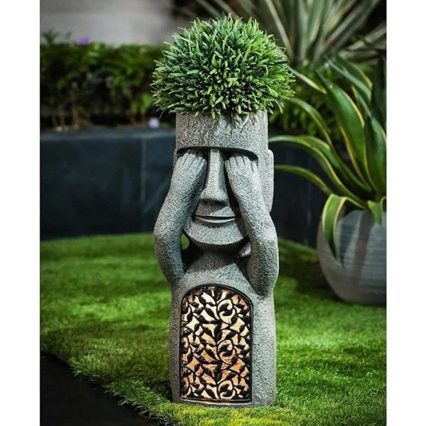 Buta vaas - Grijs/zwart