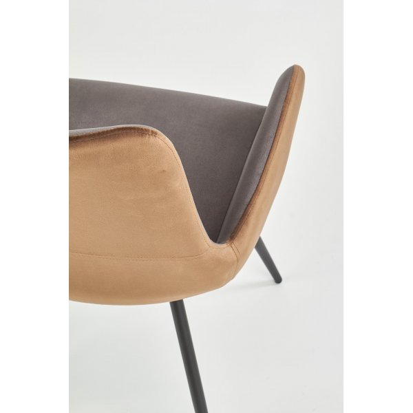 Cadeira matstol 392 - Grå/brun Cadeira matstol 392 - Grå/brun