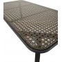 Paola matbord 200 x 100 cm - Svart/Sandbeige