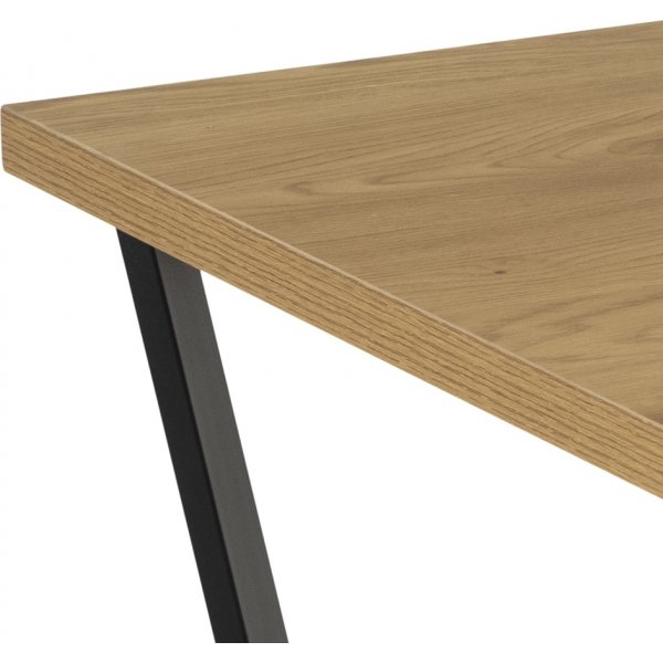 Amble soffbord 75 x 75 cm - Ek/svart