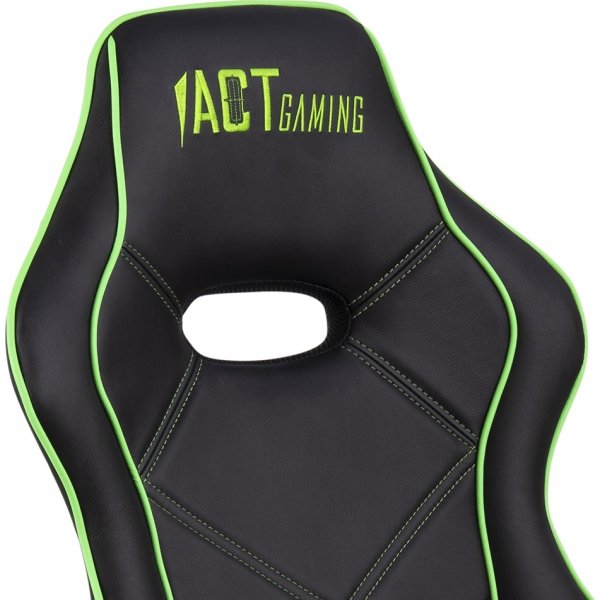 Vayne svart spelstol med grna detaljer