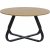 Table basse Lapis 80 cm - Chne/noir