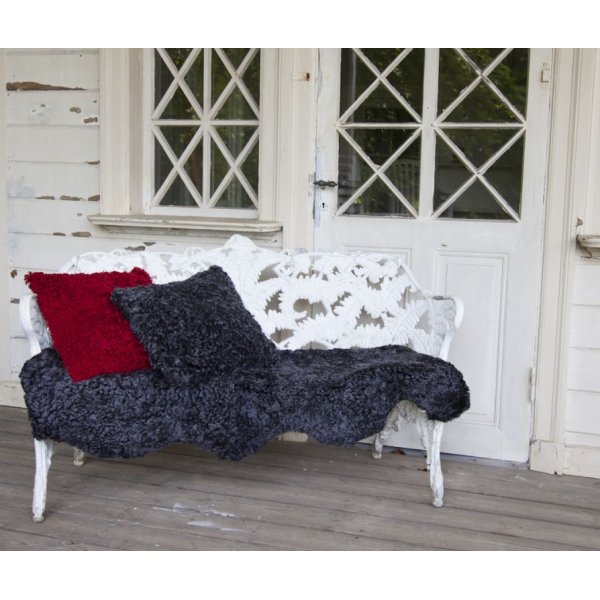 Krullende schapenvacht Zwart Krullende schapenvacht Zwart