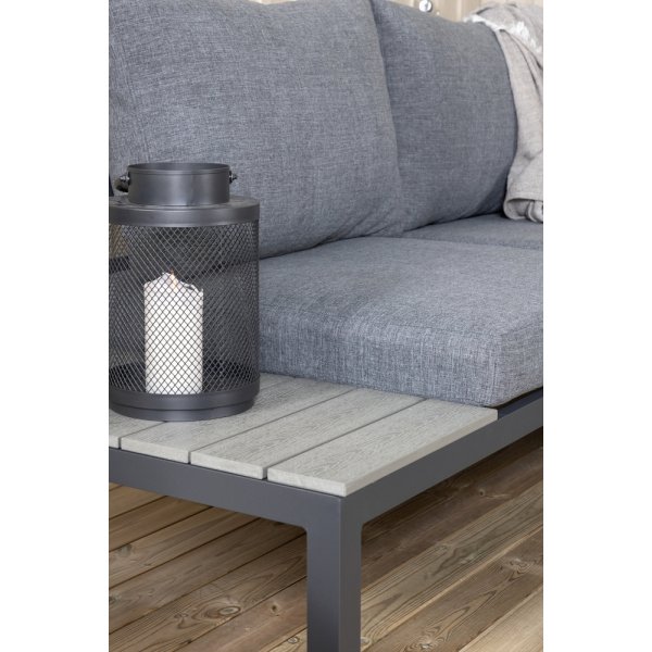 Groupe de canapés d'angle Odense - Noir/Gris Groupe de canapés d'angle Odense - Noir/Gris