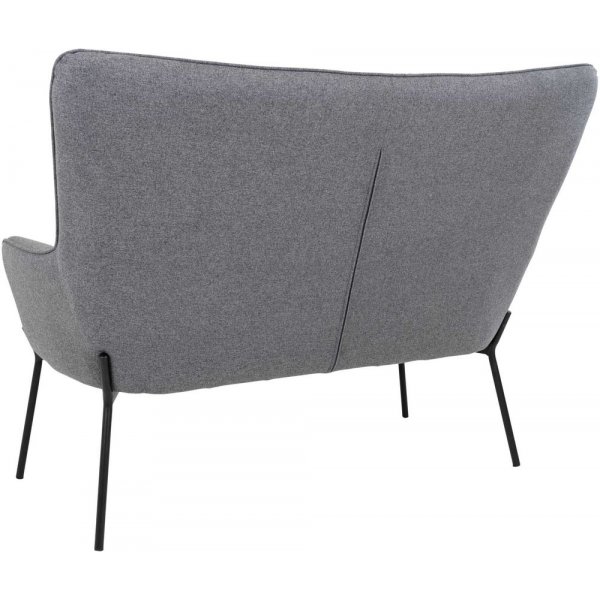 Glasgow 2-sits soffa - Gr�/svart