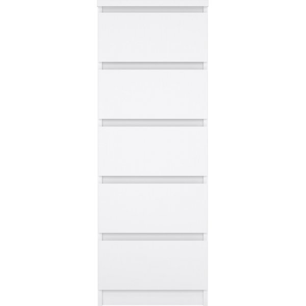 Naia smal dressoir met 5 laden - Wit Naia smal dressoir met 5 laden - Wit