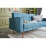 Canap convertible 3 places Dublin - Turquoise