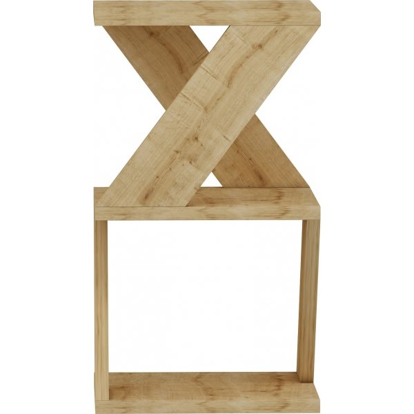 Table d\\\'appoint Albeni 30 x 30 cm - Chne saphir