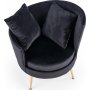 Elvira fauteuil - Zwart