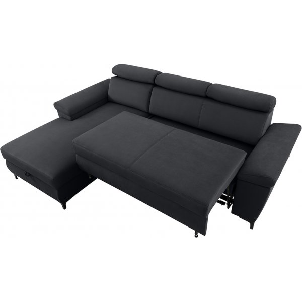 Santi slaapbank links - Grijs