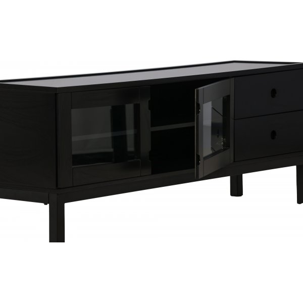 Alcoa TV-bänk 150 cm - Svart Alcoa TV-bänk 150 cm - Svart