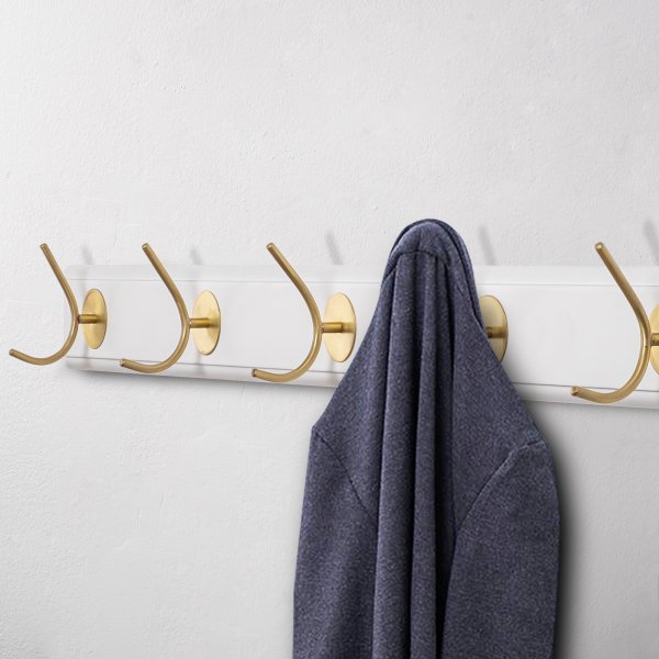 Demandu kroklist 100 cm - Vit/guld Demandu kroklist 100 cm - Vit/guld