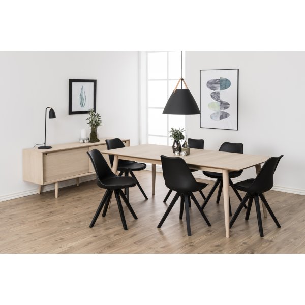 Dima matstol - Svart PU Dima matstol - Svart PU