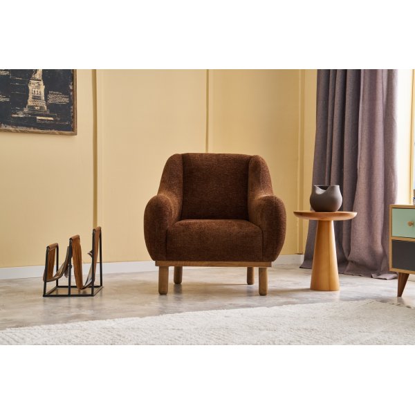 Fauteuil Reims - Marron Fauteuil Reims - Marron