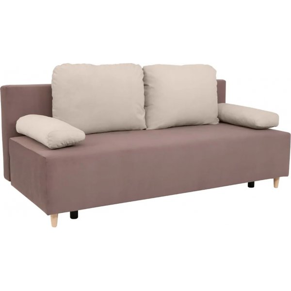 Sun 3-sits bäddsoffa - Brun Sun 3-sits bäddsoffa - Brun