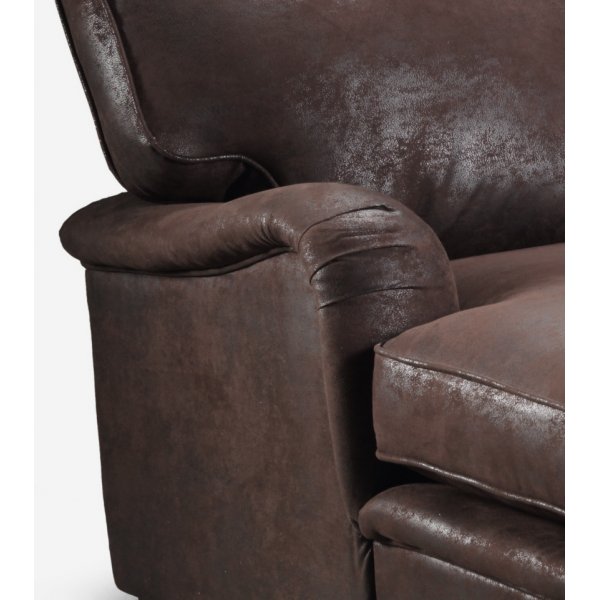 Howard Vintage Divan Fauteuil - Lederlook Howard Vintage Divan Fauteuil - Lederlook