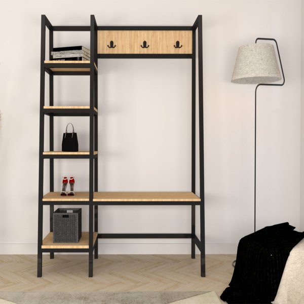 Meuble d'entre Valansiya - Chne/noir