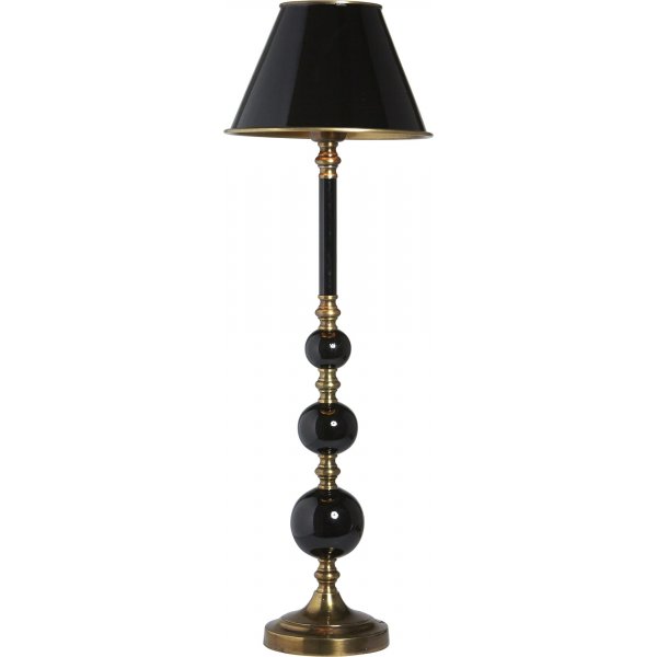 Pied de lampe Abbey - Noir/laiton - 60 cm Pied de lampe Abbey - Noir/laiton - 60 cm