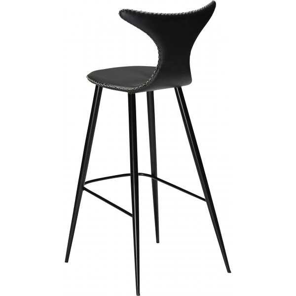Dolphin barstol - Svart PU Dolphin barstol - Svart PU