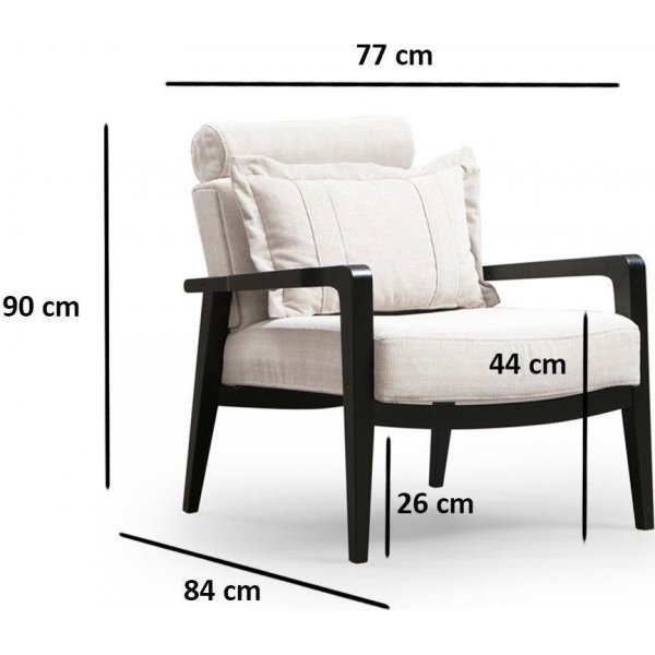 Fauteuil Apollo - Crème Fauteuil Apollo - Crème