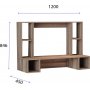 Vilma skrivbord 120x45 cm - Valnt