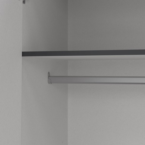 Sprint garderob med 4 drrar och 3 ldor - Gr