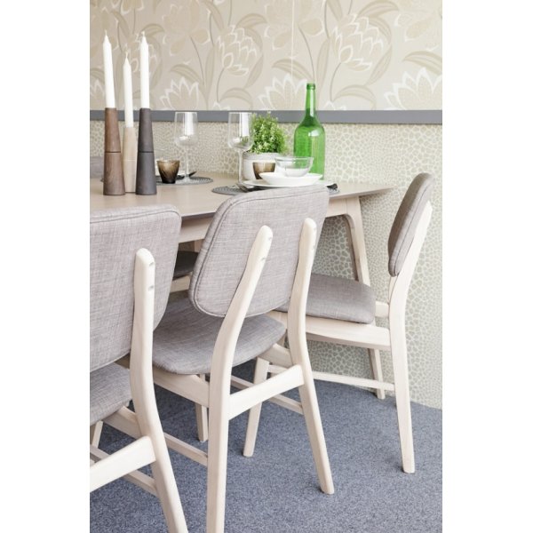 Malte matstol - Whitewash