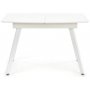 Ylva utdragbart matbord 120-160 cm - Vit (Hgglans)