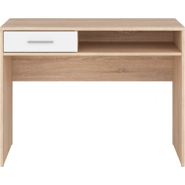 Bureau Nepo Plus 100 x 59 cm - Chne clair/blanc