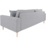 Lido 3-sits soffa - Ljusgr