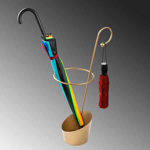 Semsi paraplyställ 5 - Guld Semsi paraplyställ 5 - Guld