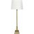 Lampe de table Linn - Blanc/dor - 80 cm