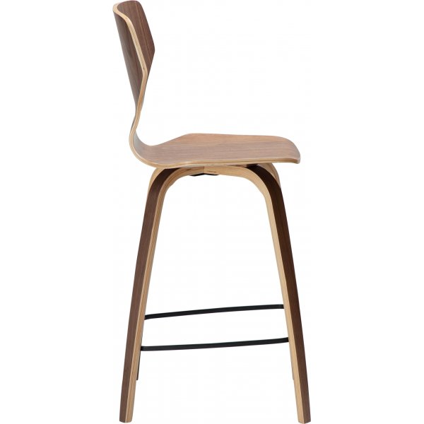 Chaise de comptoir SIT - Placage noyer Chaise de comptoir SIT - Placage noyer