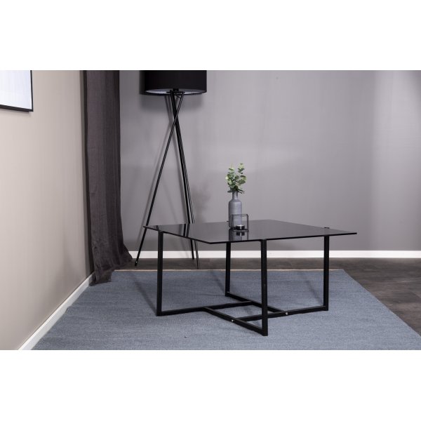 Bivo soffbord 80 x 80 cm - Glas