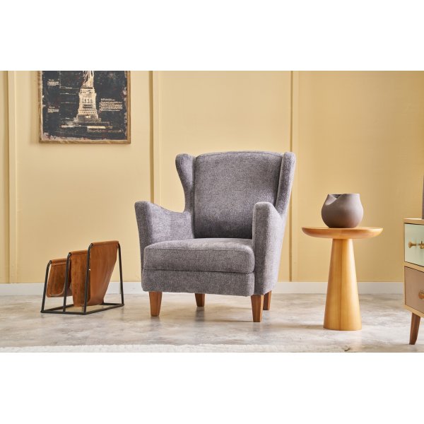 Fauteuil Lola - Gris Fauteuil Lola - Gris