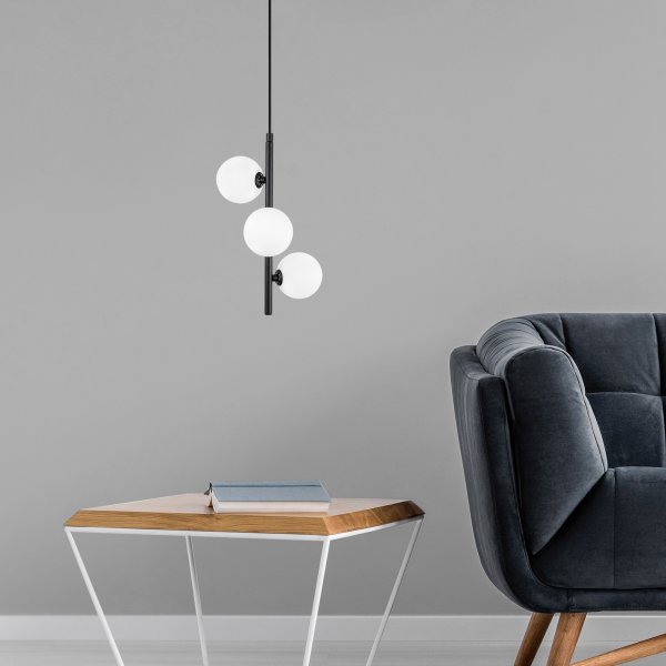 Plafonnier Domino 11047 - Noir/blanc Plafonnier Domino 11047 - Noir/blanc