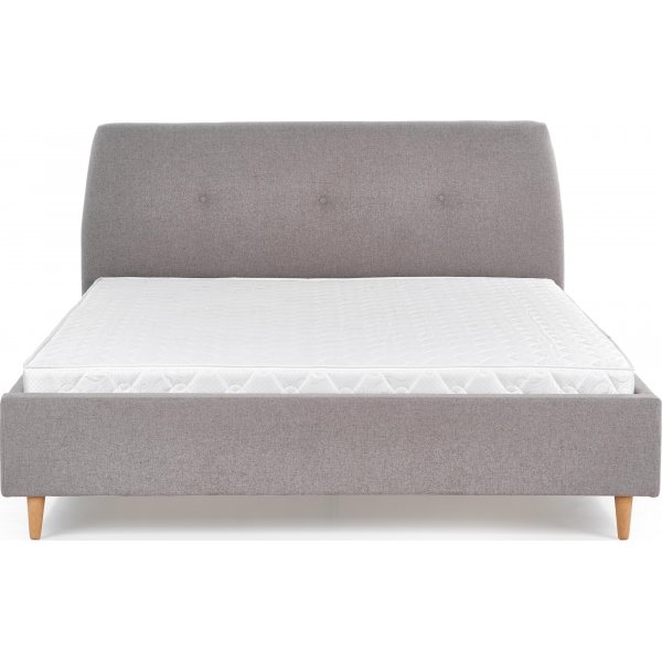 Harrison bedframe 160x200 cm - Grijs + Textielreiniging voor meubels
