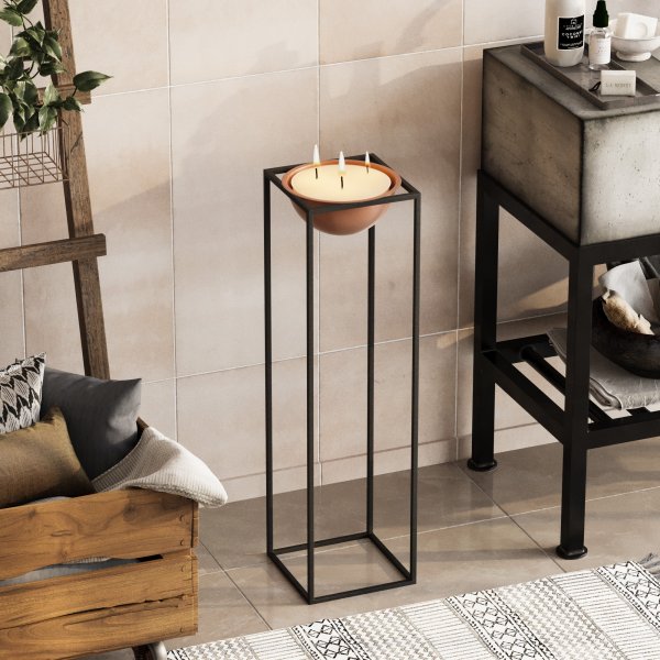 Pot Plato 20 - Noir/cuivre