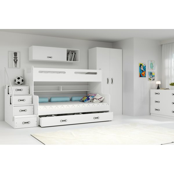 Max vningssng med frvaringslda 120 x 200 cm - Valfri frg