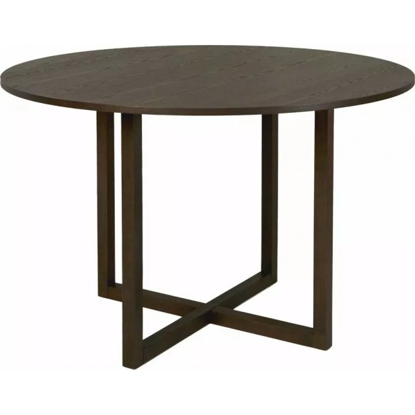 Table  manger Bronx 120 cm - Marron fonc